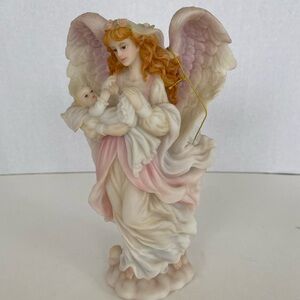 Vintage Roman 1997 Seraphim Classics Grace Born Anew Angel w/Infant Figure